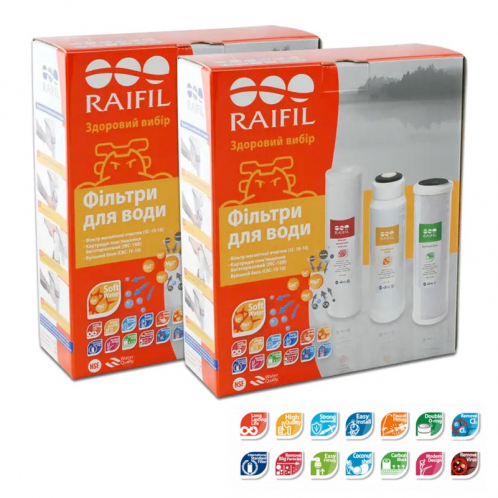 Два комплекта картриджей Raifil Resin Trio