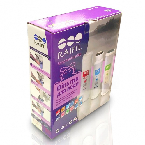 Два комплекта сменных картриджей Raifil Coal Trio Два комплекта сменных картриджей Raifil Coal Trio