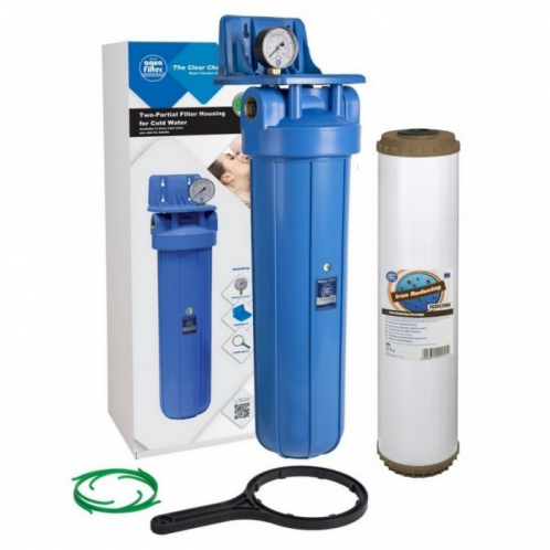 Фильтр обезжелезивания воды Aquafilter FH20B1-B-WB + Aquafilter FCCFE20BB