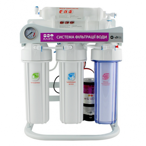 Фильтр обратного осмоса Raifil RO905-550BP-EZ-S на станине