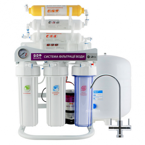 Фильтр обратного осмоса Raifil RO905-750BP-EZ-S на станине