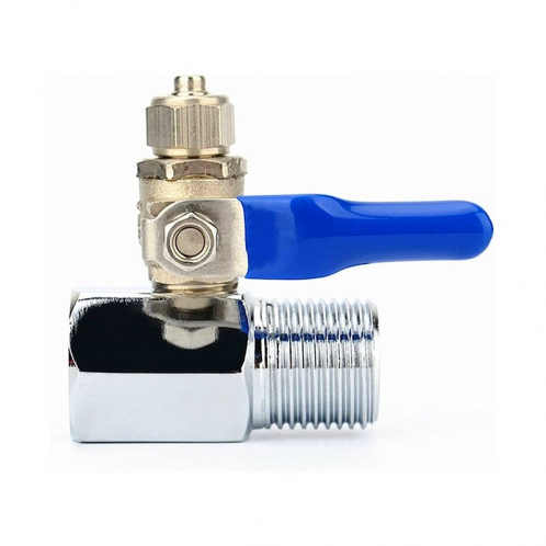 Адаптер Organic FT1214-A с шаровым краном Organic BV1414