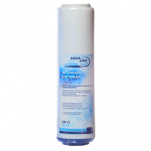 Картридж угольный гранулированный Aqualine GAC UDF-10 Картридж угольный гранулированный Aqualine GAC UDF-10