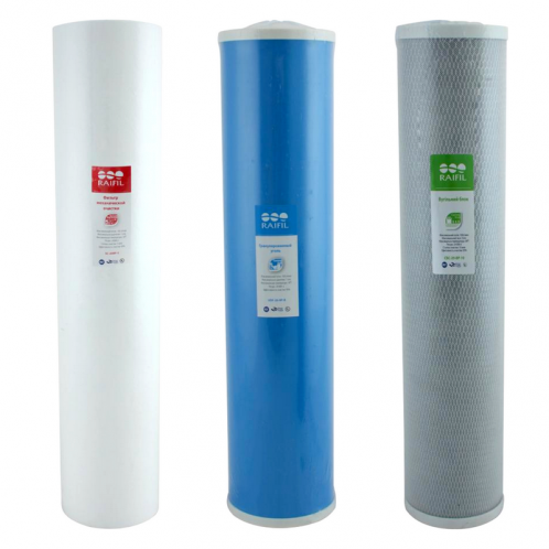 Набор из трех картриджей RAIFIL Big Blue 20 