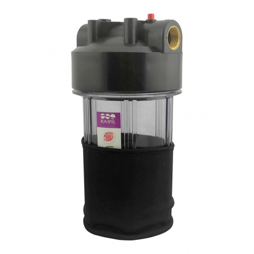 Корпус фильтра 10 Big Blue 1" прозрачный в комплекте ключ, кронштейн, саморезы