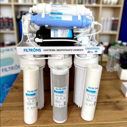 Система обратного осмоса Filtrons Universal 5-ти ступенчатая с помпой