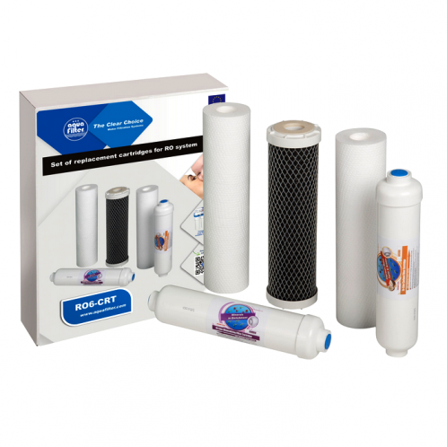 Комплект сменных картриджей Aquafilter RO6-CRT