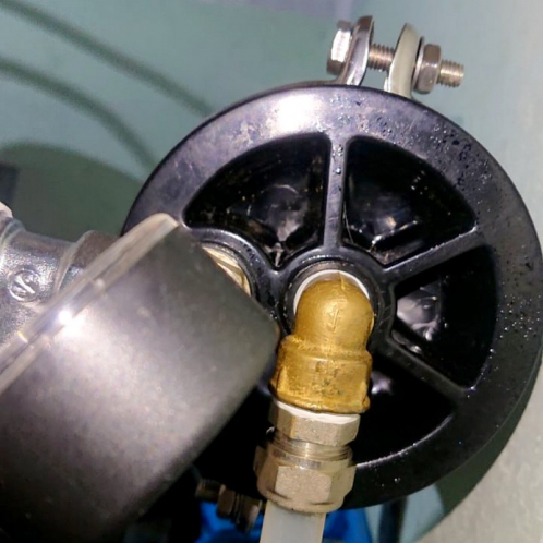 Корпус мембраны Raifil SUS 304-4040 со швом (end port 2 мембраны)