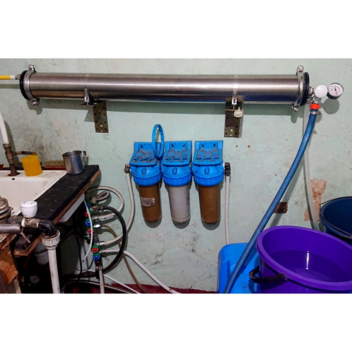 Корпус мембраны Raifil SUS 304-4040 со швом (end port 2 мембраны)