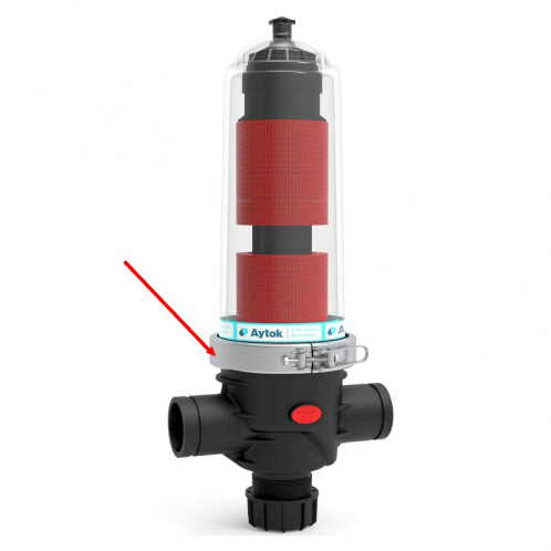 Хомут из нержавеющей стали для дискового фильтра Aytok 