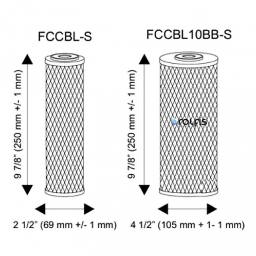 Картридж угольный Aquafilter FCCBL-S Картридж угольный Aquafilter FCCBL-S