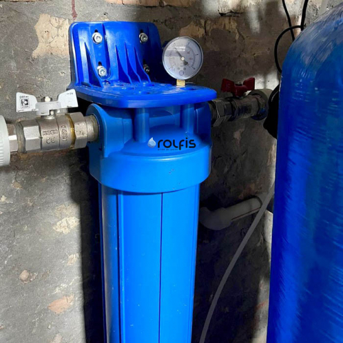 Фільтр магістральний від хлору Aquafilter FH20B1-B-WB + Aquafilter FCCBL20B