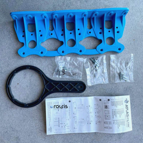 Магистральный фильтр комплексной очистки Atlas Filtri 10 DP Trio 1/2" + картриджи 10"