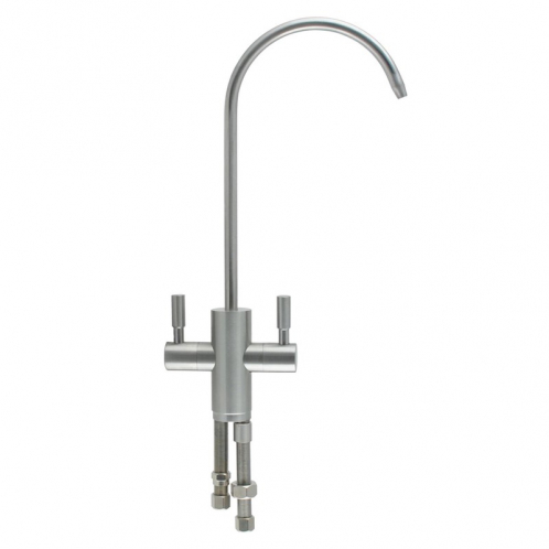 Кран двойной матовый Raifil I-A006