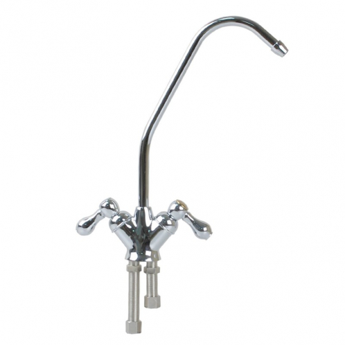 Кран двойной капля Raifil F-07 duo