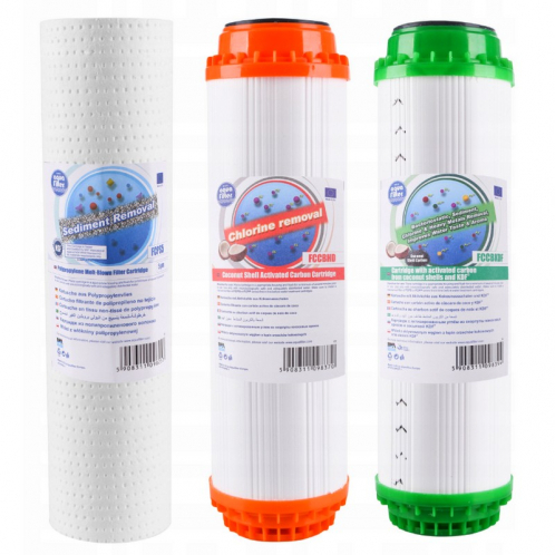 Комплект картриджей Aquafilter "Chlor + KDF" 