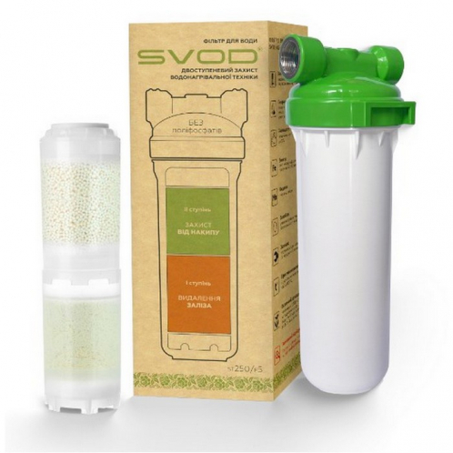 Фільтр від заліза та накипу СВОД ST250/F5 3/4" Фільтр від заліза та накипу СВОД ST250/F5 3/4"