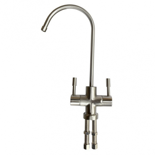 Кран двойной Modern Mini Satin 