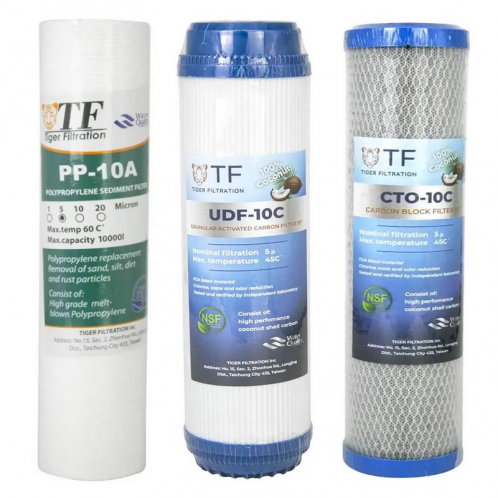 Комплект картриджей Tiger Filtration 1-2-3