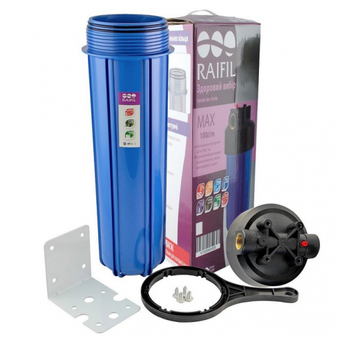 Комплект Raifil BB20 + картридж Raifil UDF-20-BP-B от сероводорода Комплект Raifil BB20 + картридж Raifil UDF-20-BP-B от сероводорода