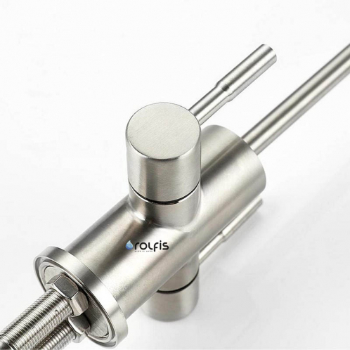 Кран из нержавеющей стали двойной Platinum Wasser