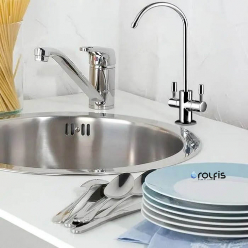 Двойной кран Hi-Tech Kaplya DFCH14-C Двойной кран Hi-Tech Kaplya DFCH14-C