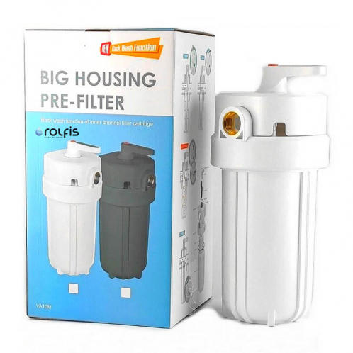 Колба Raifil VA10M BB10 Ø1" с промивкой Колба Raifil VA10M BB10 Ø1" с промивкой