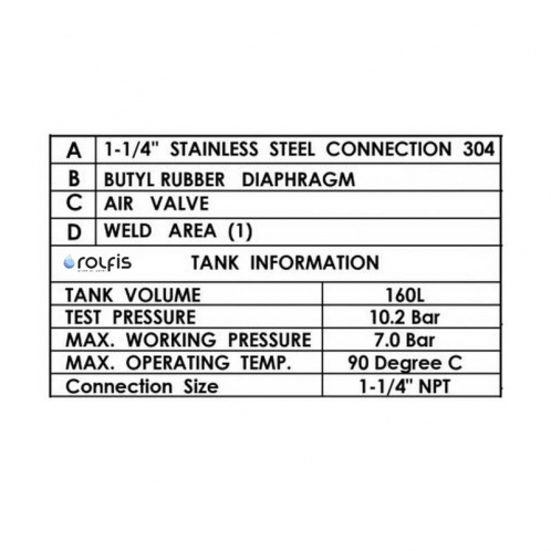 Накопительный бак Kaplya SPT-400W Накопительный бак Kaplya SPT-400W