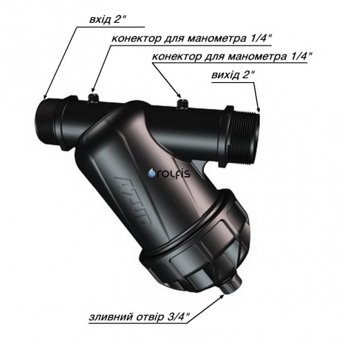 Дисковый фильтр AZUD DF 2"