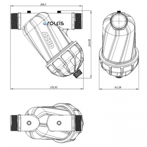 Дисковый фильтр AZUD DF 2"