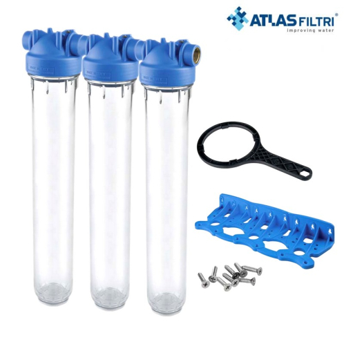 Магистральный фильтр Atlas Filtri DP TRIO TS 1" OT 20" KIT ZA1401701