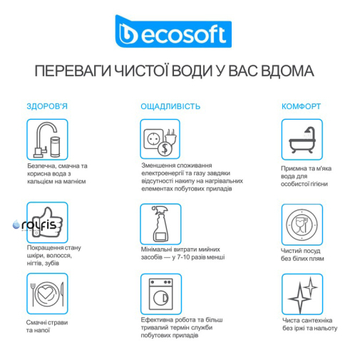 Фильтр обезжелезивания и умягчения воды Ecosoft FK1054CEMIXA