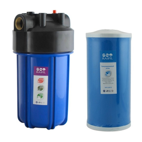 Корпус фильтра Raifil BB10 + угольный картридж