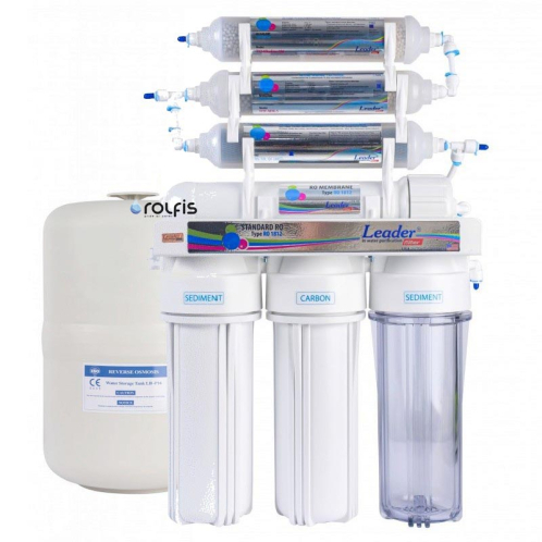 Фильтр обратного осмоса Leader Standart RO-7 Silver HD25 