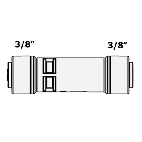 Муфта с обратным клапаном ITiger 1811-B (3/8"-3/8")