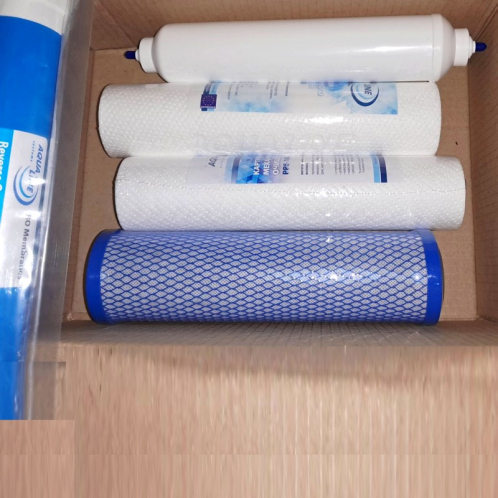 Годовой комплект картриджей Aqualine RO-5 + Мембрана