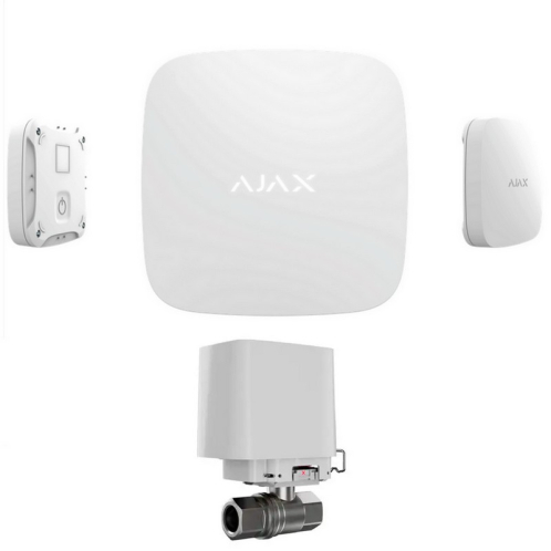 Система захисту від протікання AJAX (2 датчики, 2 крана 1/2") White