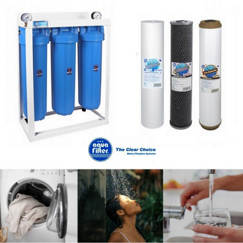 Комплект картриджей Aquafilter "Хлор + Железо" Big Blue 20 