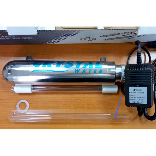 Кварцевый чехол к лампе Crystal UV-0,5GPM