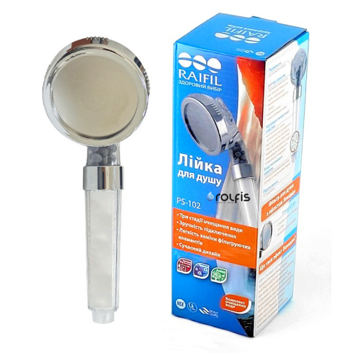 Фильтр для душа Raifil PS-102 (+2 картриджа в подарок)