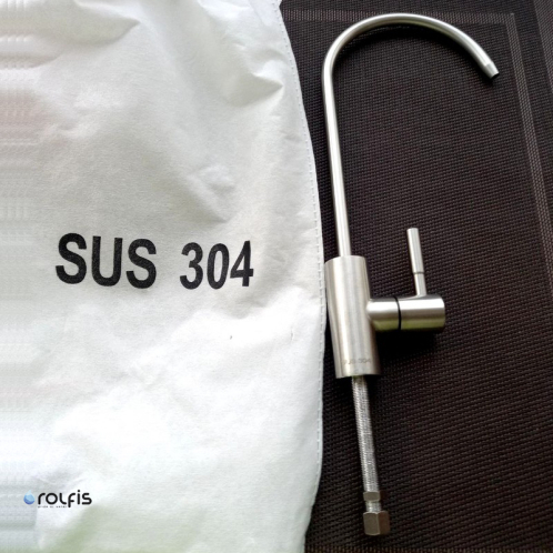 Кран из нержавеющей стали одинарный Platinum Wasser Modern