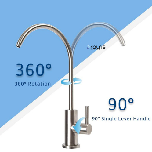 Кран из нержавеющей стали одинарный Platinum Wasser Modern