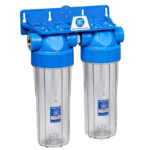Корпус фільтра Aquafilter FHPRCL12-B-TWIN Корпус фільтра Aquafilter FHPRCL12-B-TWIN