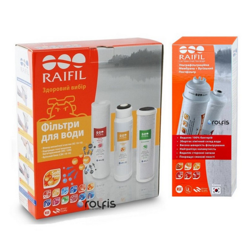 Комплект всех картриджей Raifil NOVO 5 SOFT