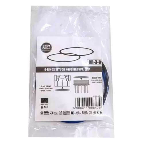 Комплект ущільнювальних кілець Aquafilter OR-3-D (OR-H10-1)
