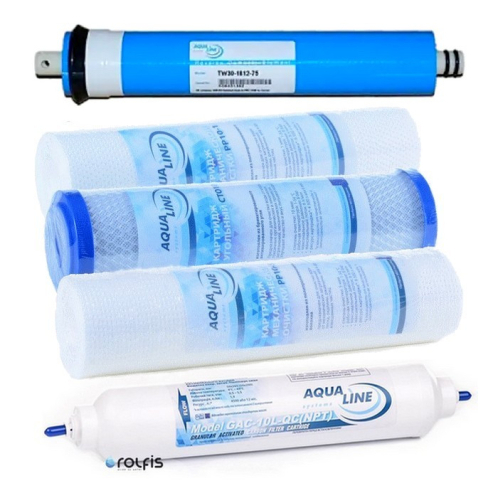 Комплект пяти сменных картриджей Aqauline