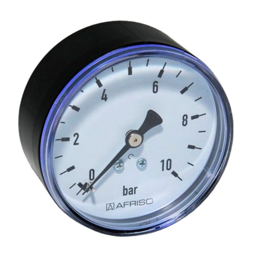 Манометр осьовий AFRISO RF 50 AX | 0-10 бар | 1/4" Манометр осьовий AFRISO RF 50 AX | 0-10 бар | 1/4"