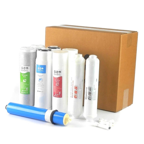 Комплект всех картриджей Raifil Grando 6 с мембраной 100г