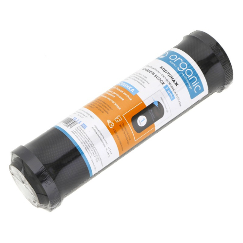 Картридж Organic Carbon Block1 с прессованным углем 1 мкм Картридж Organic Carbon Block1 с прессованным углем 1 мкм