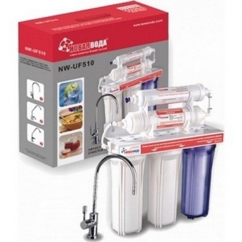 Проточный фильтр с UF мембраной Новая Вода NW-UF510